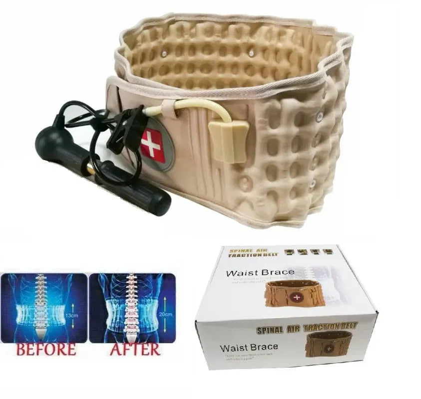 Lumbar Spinal-air Decompression Back Belt - Bellarte Enchanté Lumbar Spinal-air Decompression Back Belt